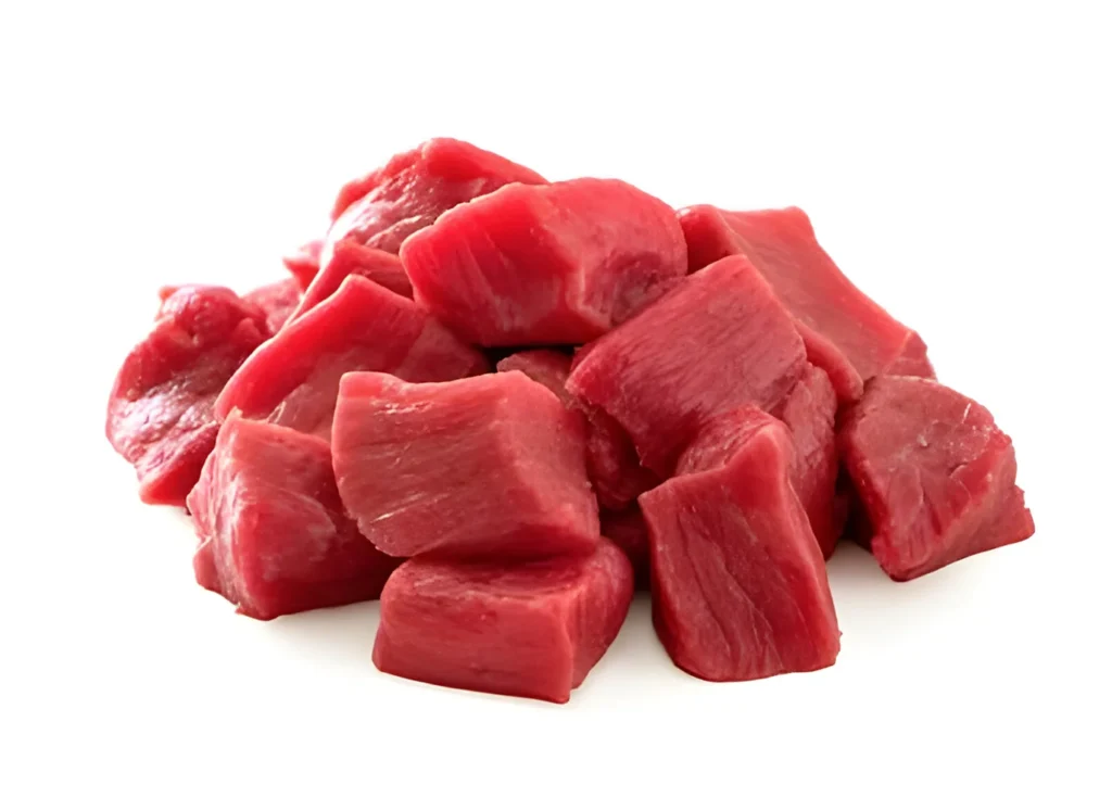 diced beef