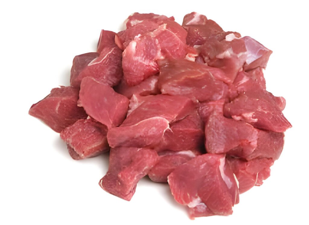 mutton diced